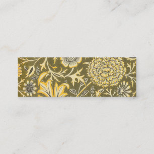 William Morris The Cherwell Design for Velveteen Mini Visitekaartje