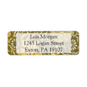 William Morris The Cherwell Design voor Velveteen Etiket (Voorkant)