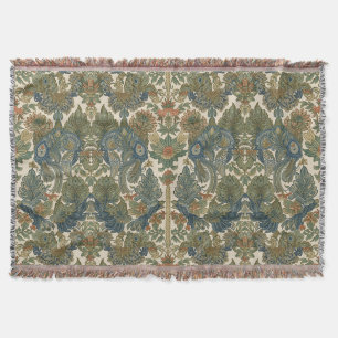 William Morris The Peacock Vintage Art Nouveau Deken