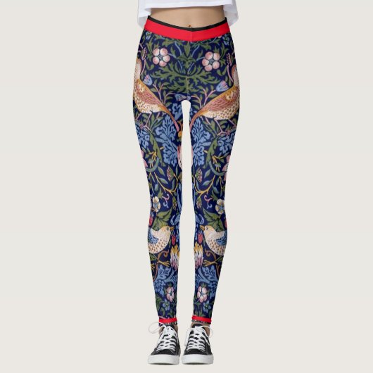 William Morris THE STRAWBERRY THIEF Leggings (Voorkant)