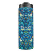 William Morris thermische tumbler blauwe vogels Thermosbeker (Voorkant)