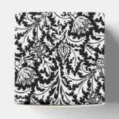 William Morris Thistle Damask, Black and White Bedankdoosjes (Bovenkant)
