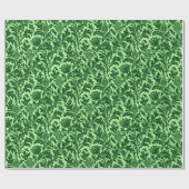 William Morris Thistle Damask, Emerald Green Cadeaupapier (Vlak)