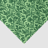 William Morris Thistle Damask, Emerald Green Tissuepapier (Detail)