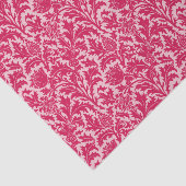 William Morris Thistle Damask, Fuchsia Pink Tissuepapier (Detail)