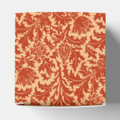 William Morris Thistle Damask, Mandarin Oranje Bedankdoosjes (Bovenkant)