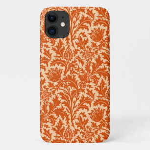 William Morris Thistle Damask, Mandarin Oranje Case-Mate iPhone Case