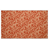 William Morris Thistle Damask, Mandarin Oranje Stof (Fat Quarter)