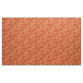 William Morris Thistle Damask, Mandarin Oranje Stof (Yard (91,4 cm))