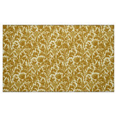 William Morris Thistle Damask, Mustard Gold Stof (Fat Quarter)