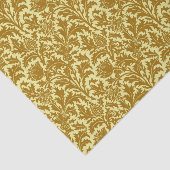 William Morris Thistle Damask, Mustard Gold Tissuepapier (Detail)