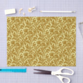 William Morris Thistle Damask, Mustard Gold Tissuepapier (Craft)