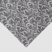 William Morris Thistle Damask, Silver Grey/Grey Tissuepapier (Detail)