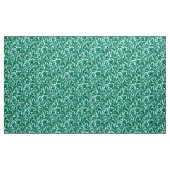 William Morris Thistle Damask, Turquoise en Aqua Stof (Yard (91,4 cm))