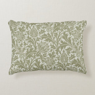 William Morris Thistle Sage Green Pattern Accent Kussen