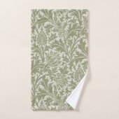 William Morris Thistle Sage Green Pattern Bad Handdoek (Handdoek)