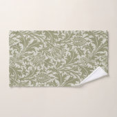 William Morris Thistle Sage Green Pattern Bad Handdoek (Handdoek)