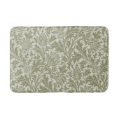 William Morris Thistle Sage Green Pattern Badmat (Voorkant)