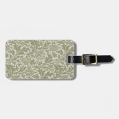William Morris Thistle Sage Green Pattern Bagagelabel (Voorkant horizontaal)