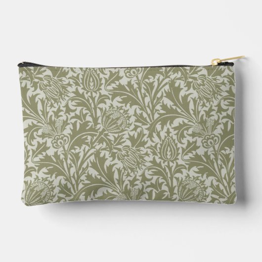 William Morris Thistle Sage Green Pattern Etui (Achterkant)