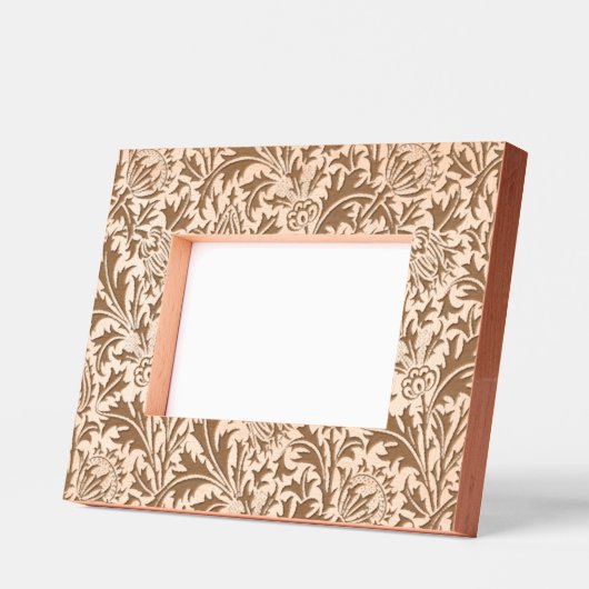 William Morris Thistle Sage Green Pattern Gegraveerde Lijstjes (Links)