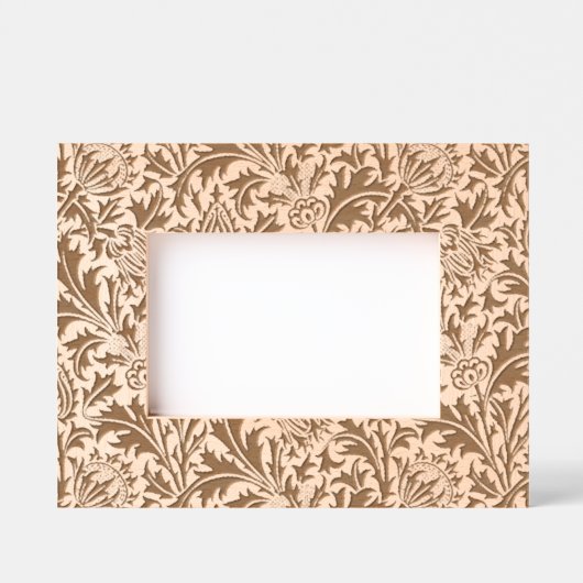 William Morris Thistle Sage Green Pattern Gegraveerde Lijstjes (Voorkant)