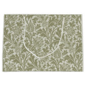 William Morris Thistle Sage Green Pattern Groot Cadeauzakje (Voorkant)
