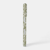 William Morris Thistle Sage Green Pattern iPhone 16 Hoesje (Rechterkant)