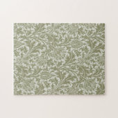 William Morris Thistle Sage Green Pattern Legpuzzel (Horizontaal)