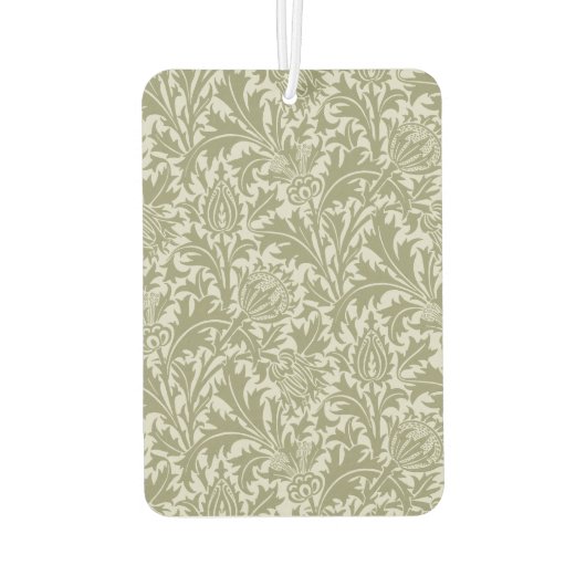William Morris Thistle Sage Green Pattern Luchtverfrisser (Achterkant)
