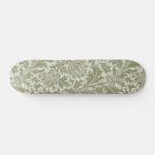 William Morris Thistle Sage Green Pattern Persoonlijk Skateboard (Horizontaal)