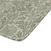 William Morris Thistle Sage Green Pattern Snijplank (Hoek)