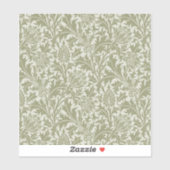 William Morris Thistle Sage Green Pattern Sticker (Vel)