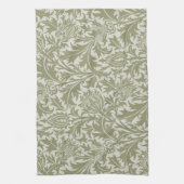 William Morris Thistle Sage Green Pattern Theedoek (Verticaal)