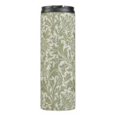 William Morris Thistle Sage Green Pattern Thermosbeker (Achterkant)