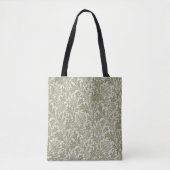 William Morris Thistle Sage Green Pattern Tote Bag (Voorkant)
