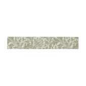 William Morris Thistle Sage Green Pattern Uitnodigingen Wikkel (Vlak)