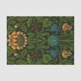 William Morris Tissue Paper, zonnebloem en wijnsto Tissuepapier