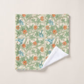 William Morris Tralies Victoriaans Behang Bad Handdoek (Wasdoekje)