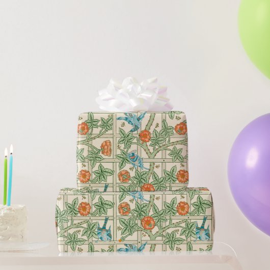 William Morris Tralies Victoriaans Behang Cadeaupapier (Feestgeschenken)