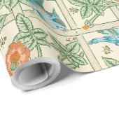 William Morris Tralies Victoriaans Behang Cadeaupapier (Rol Hoek)