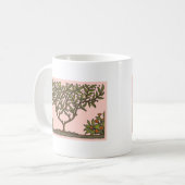 William Morris Tree Frieze Bloem Behang Koffiemok (Voorkant links)