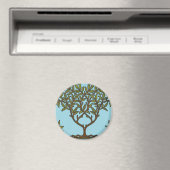 William Morris Tree Frieze Bloem Behang Magneet (Insitu (Vaatwasser))