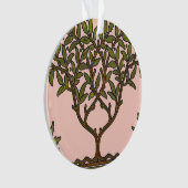 William Morris Tree Frieze Bloem Behang Ornament (voorkant)
