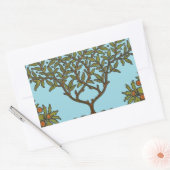 William Morris Tree Frieze Bloem Behang Rechthoekige Sticker (Envelop)