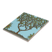 William Morris Tree Frieze Bloem Behang Tegeltje (Zijkant)
