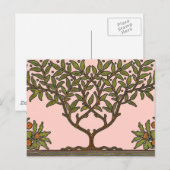 William Morris Tree Frieze Bloemenbehang Briefkaart (Voorkant / Achterkant)