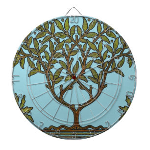 William Morris Tree Frieze Bloemenbehang Dartbord