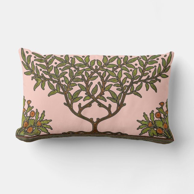 William Morris Tree Frieze Bloemenbehang Kussen (Voorkant)