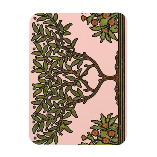 William Morris Tree Frieze Bloemenbehang Magneet (Verticaal)